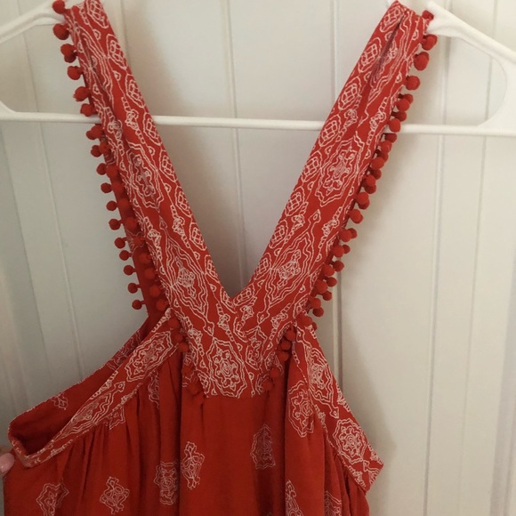 NWT! Loft orange dress - Picture 2 of 4